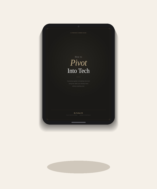 How to Pivot Into Tech Without Starting Over
